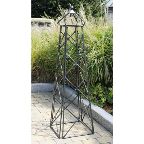 Achla Designs 5.5-ft. Square Iron Country Cottage Obelisk Trellis